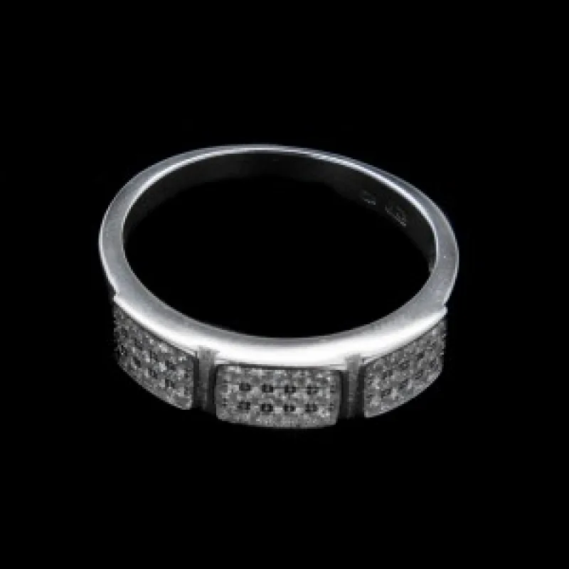 Strieborný prsteň s kameňom KA S273, 52