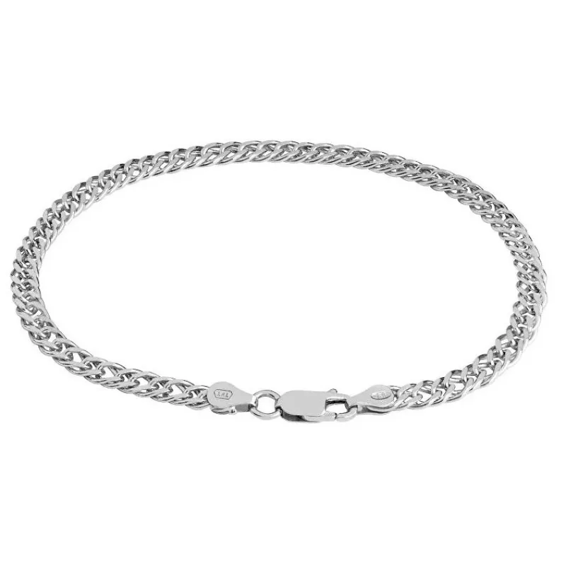 Strieborný náramok BENETO AGB203, 22 cm