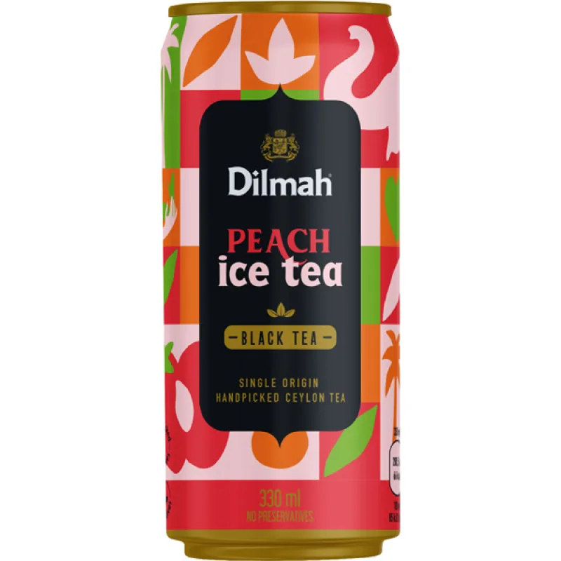 Dilmah Black Ice Tea Peach 0,33l