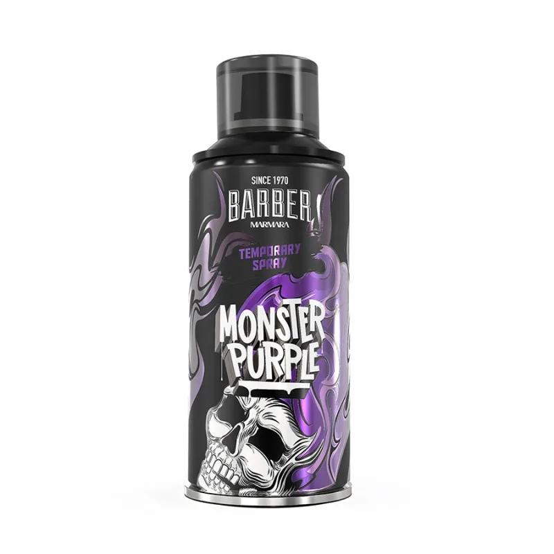 Fialový sprej na vlasy MARMARA BARBER Temporary sprej Monster purple 150 ml