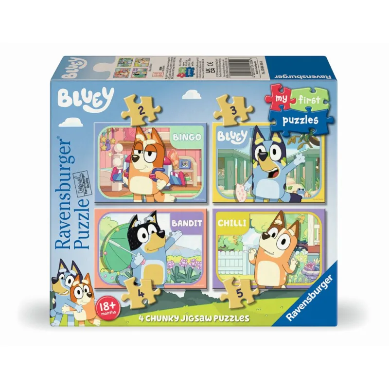 Ravensburger Moje první puzzle Bluey 2/3/4/5 dílků