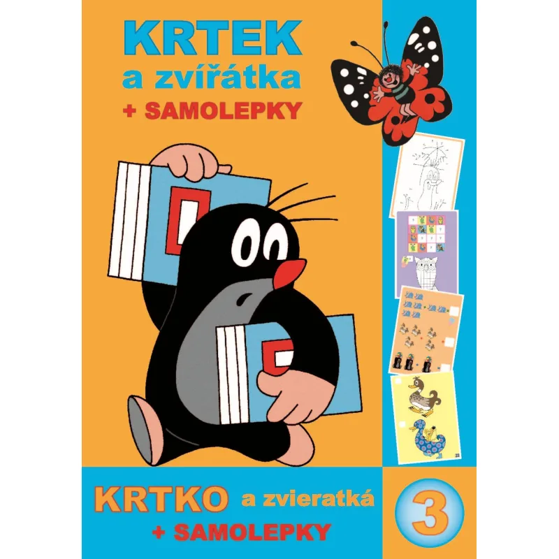 Akim Giochi Preziosi Activity book A4 - Krtko a zvieratká