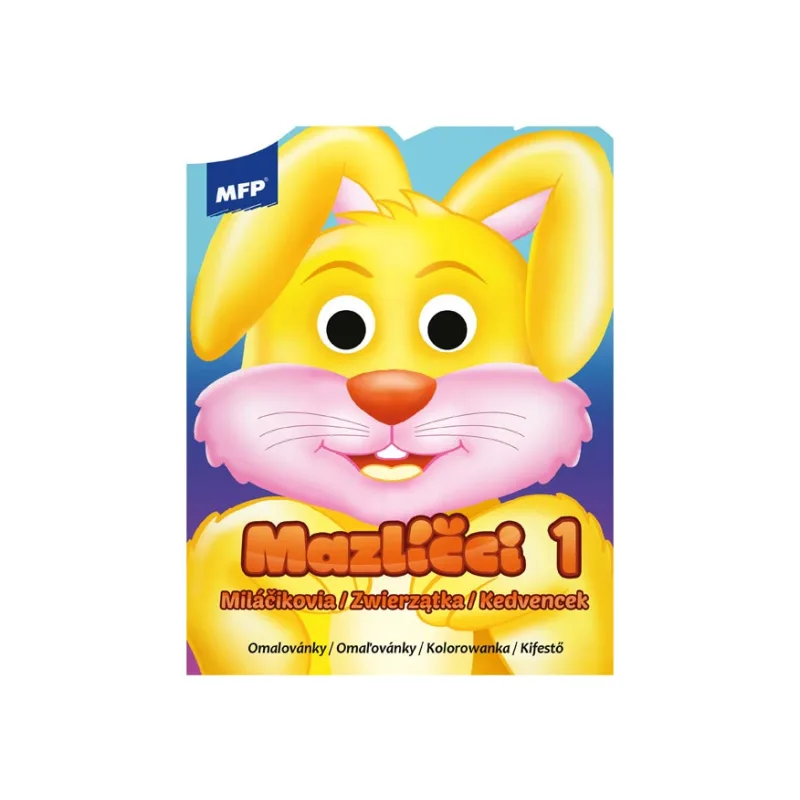 MFP Rappa Omaľovánky MFP A4 pohyblivé oči Domáce zvieratá 1l 210x270/16