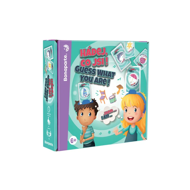 Bonaparte Hádej, co jsi! - Guess what you are! společenská hra v krabici 22,5x21x6cm