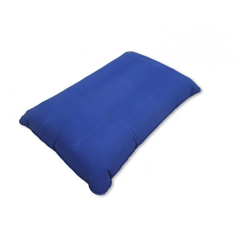 Nafukovací cestovní polštářek Sedco, Modrý podhlavec 40x23 cm