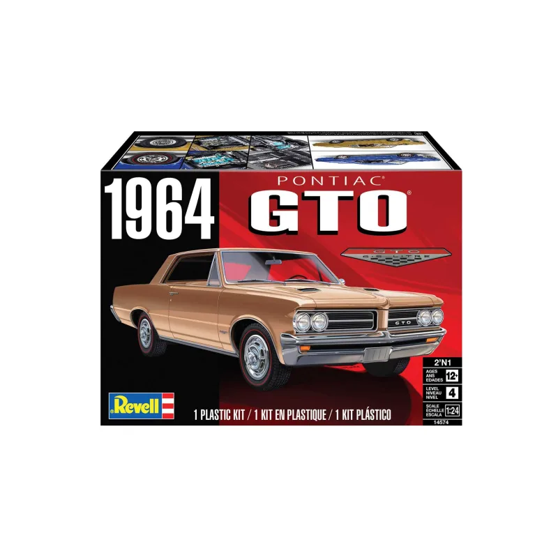 Revell Plastic ModelKit MONOGRAM auto 4574 - '64 GTO (1:24)