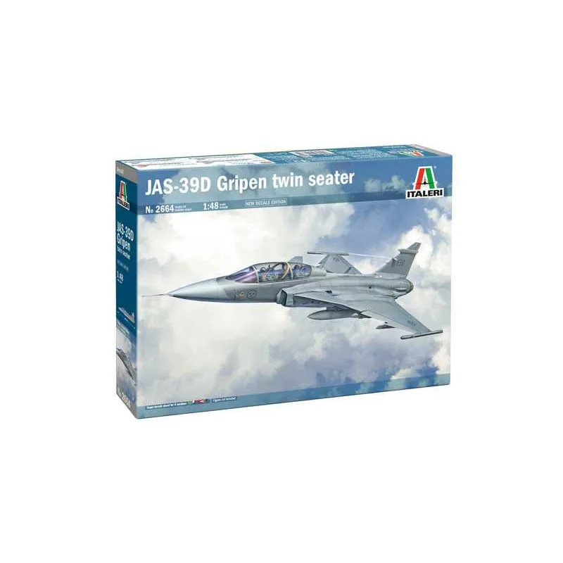 Italeri Model Kit lietadlo 2664 - JAS 39 GRIPEN TWIN SEATER (1:48)