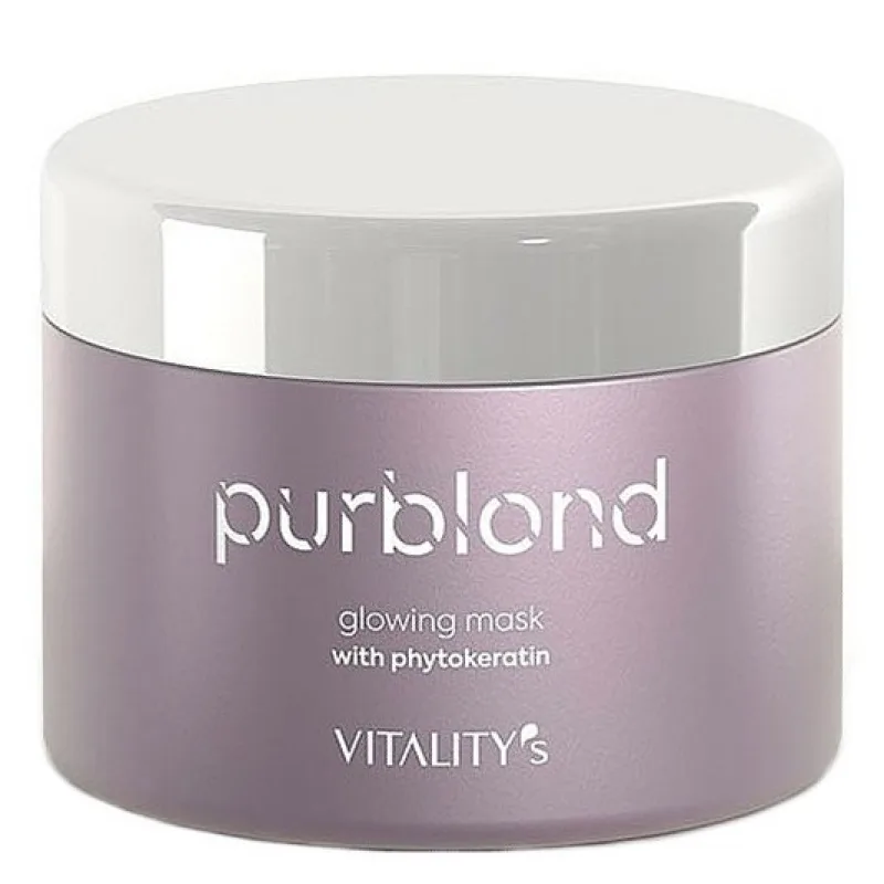 VITALITYS Purblond Glowing Mask 200ml - keratínová maska pre studenú blond vlasov