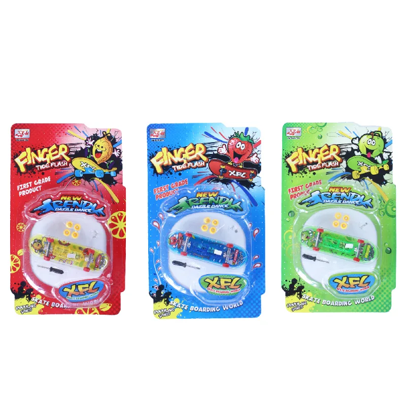 Rappa Skateboard fingerboard skrutkovací so svetlom