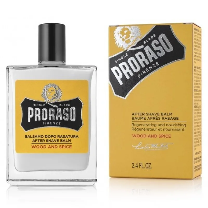 PRORASO Wood and Spice Balzam po holení s vôňou cédrového dreva a korenia 100ml