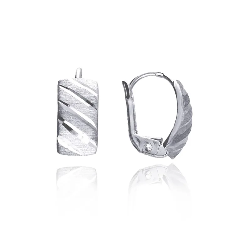 Náušnice z bílého zlata MOISS EA001183