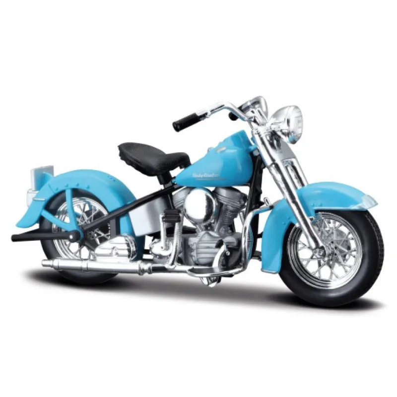 Maisto Harley Davidson 74FL Hydra Glide (1953) Blue 1:18