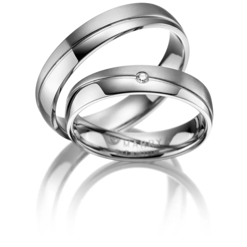 Titánový snubný prsteň MARRYA H-TI-01, 68