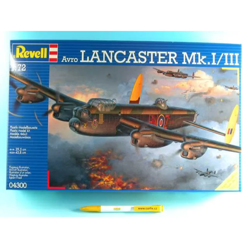 Revell Plastic ModelKit lietadlo 04300 - Avro Lancaster Mk.I/III (1:72)