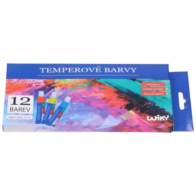 Wiky Temperové barvy kov 12ks - 12ml