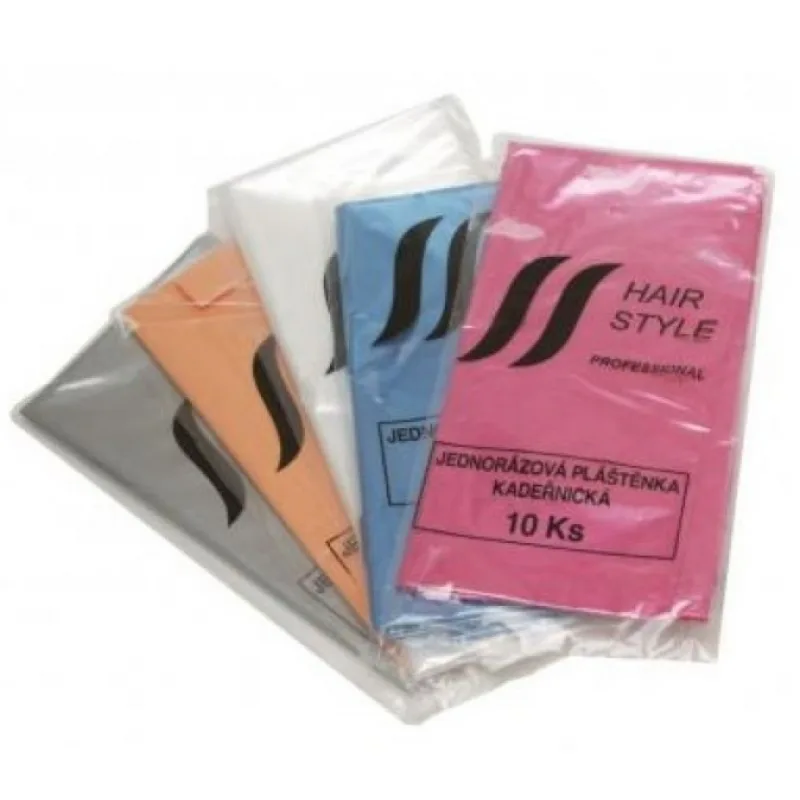 HAIR STYLE Jednorazové kadernícke igelitové pláštenky Long 10ks