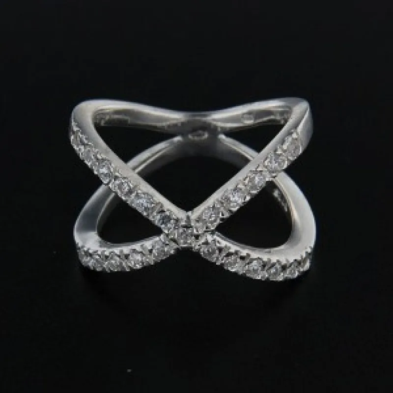 Strieborný prsteň s kameňom KA R190, 59