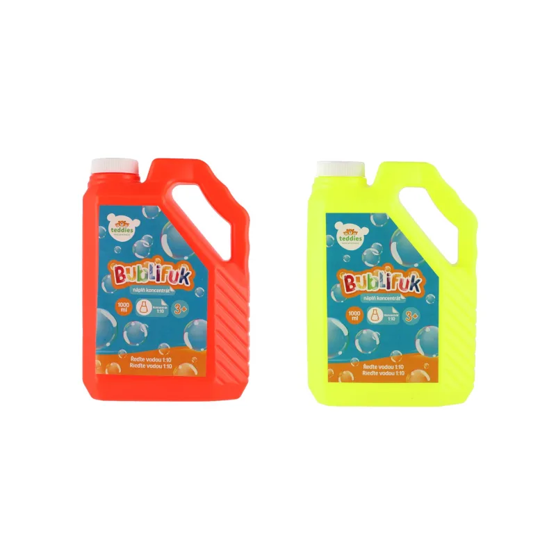 Teddies Koncentrovaná náplň do bublifuku 1:10 1 liter 2 farby v kanistri