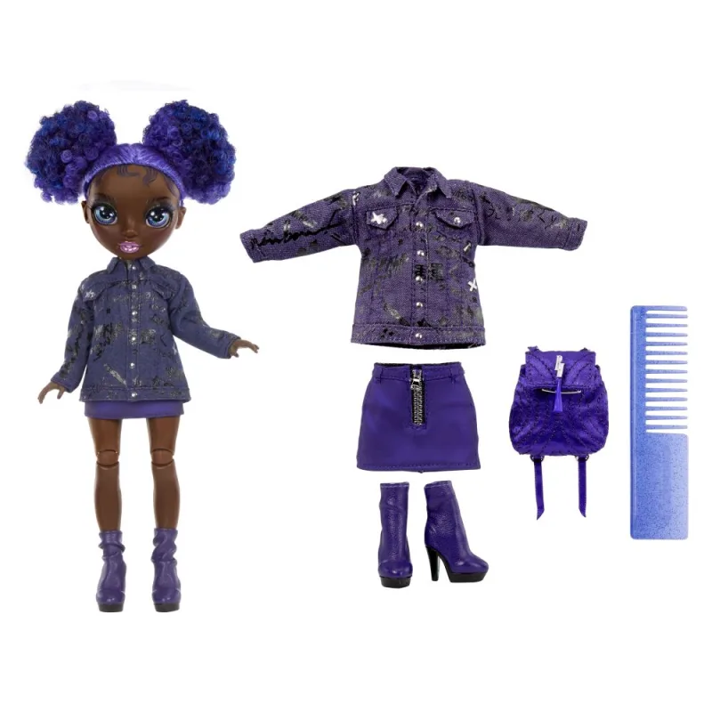 MGA Rainbow High Junior Fashion Doll, séria 2 - Krystal Bailey
