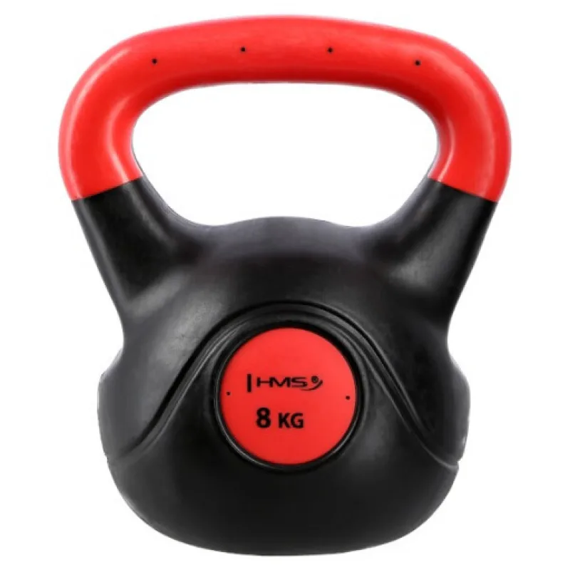 Plastový kettlebell HMS KPC 8 kg červený