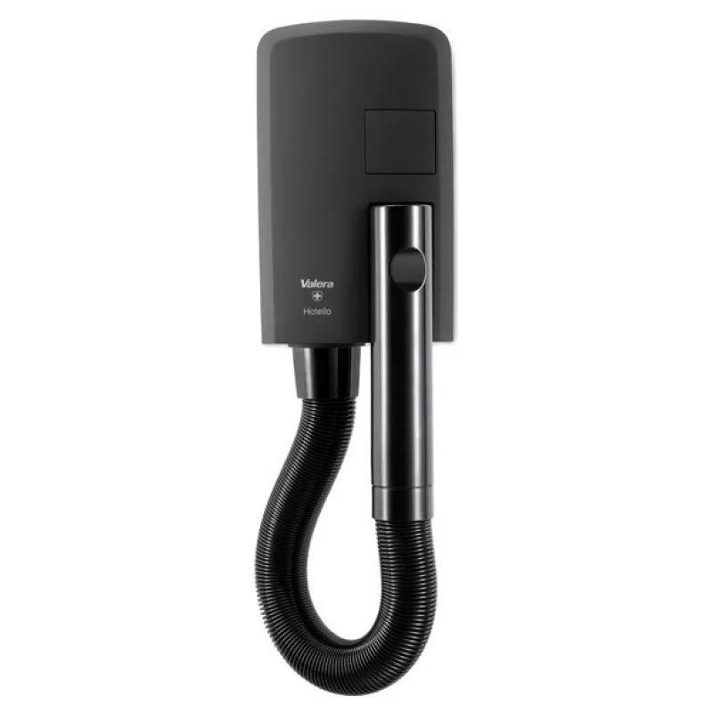 VALERA 832.11 T MB Hotello Super MATT BLACK 1500W - hotelový fén s pripevnením na stenu