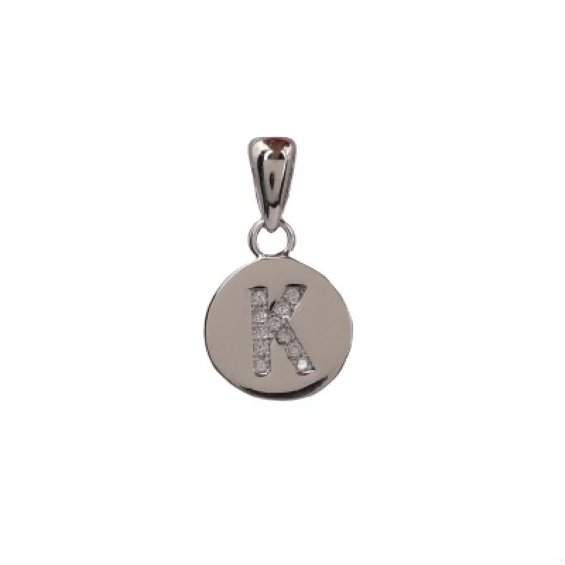 Strieborný prívesok písmeno KA P3296