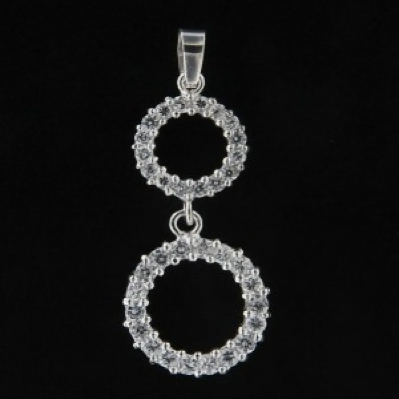 Strieborný prívesok s kameňom KA P185