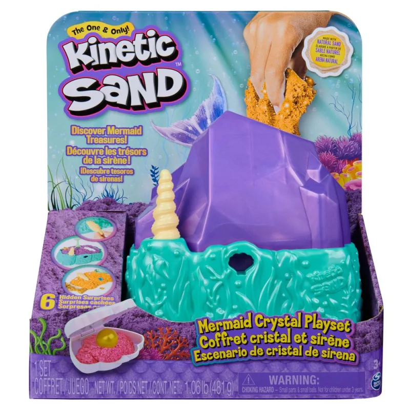Spin Master KINETIC SAND KORÁLOVÝ ÚTES VEĽKÁ HRACIA SADA