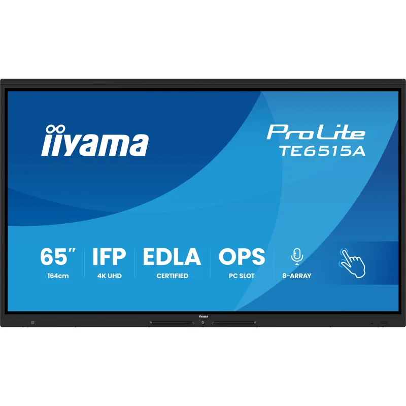 65" iiyama TE6515A-B1AG:IPS,4K,EDLA,NFC TE6515A-B1AG