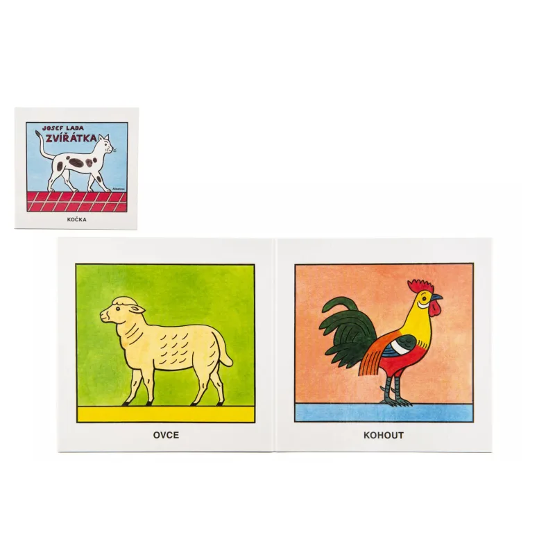 Albatros Knižka Leporelo Zvieratká Josef Lada SK text 15,5x15x1cm 12m+