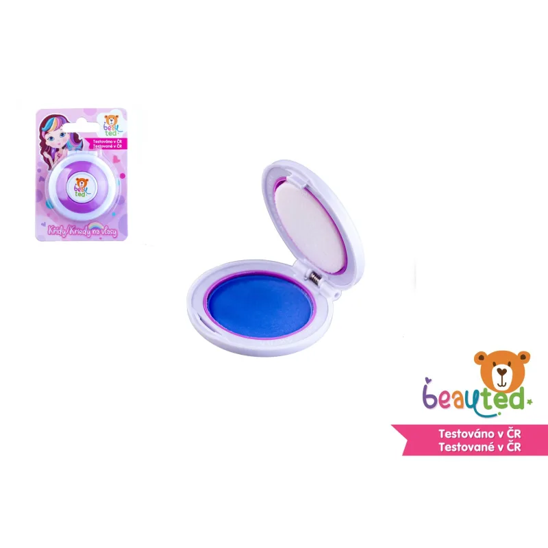beauted Krieda na vlasy beauted fialová plast 5cm na karte