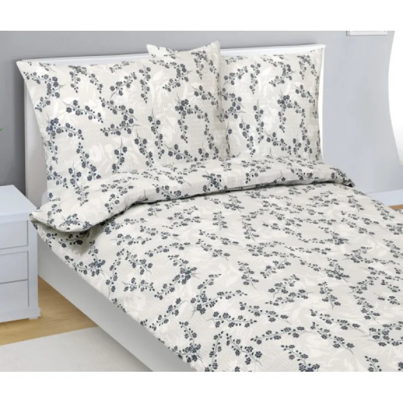 Bellatex Povlečení krep Imprese Béžová - 1ks 180x220, 2ks 70x90cm