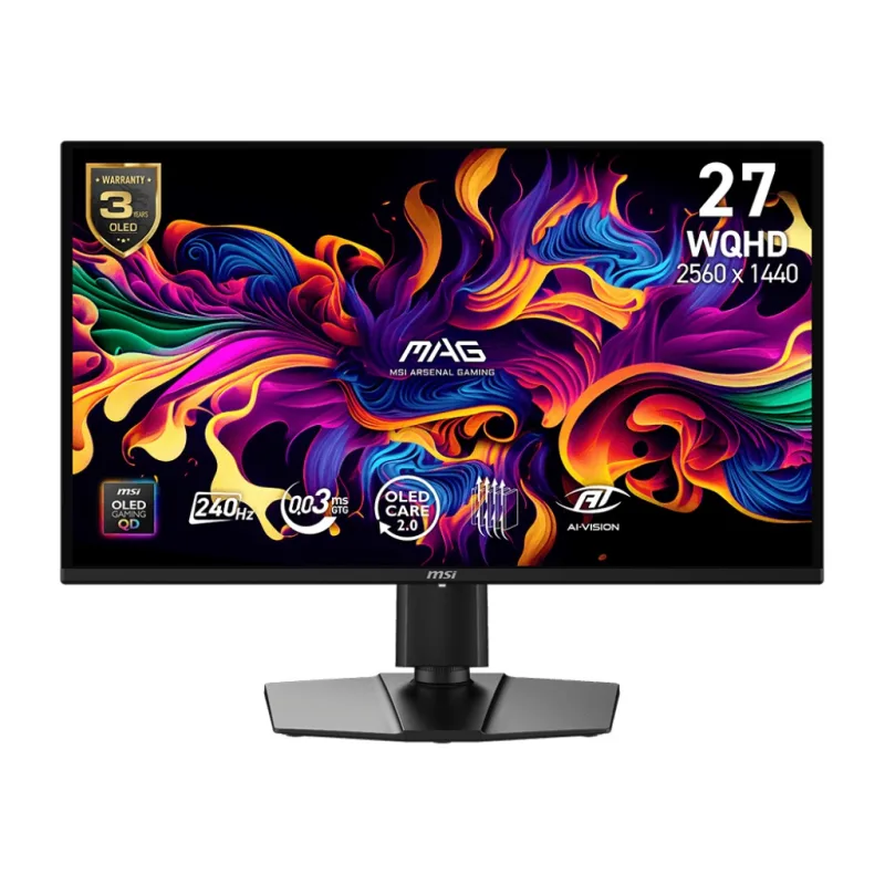 MSI MAG/274QP QD-OLED X24/26,5"/QD-OLED/QHD/240Hz/0,03ms/Černá/3R MAG 274QP QD-OLED X24