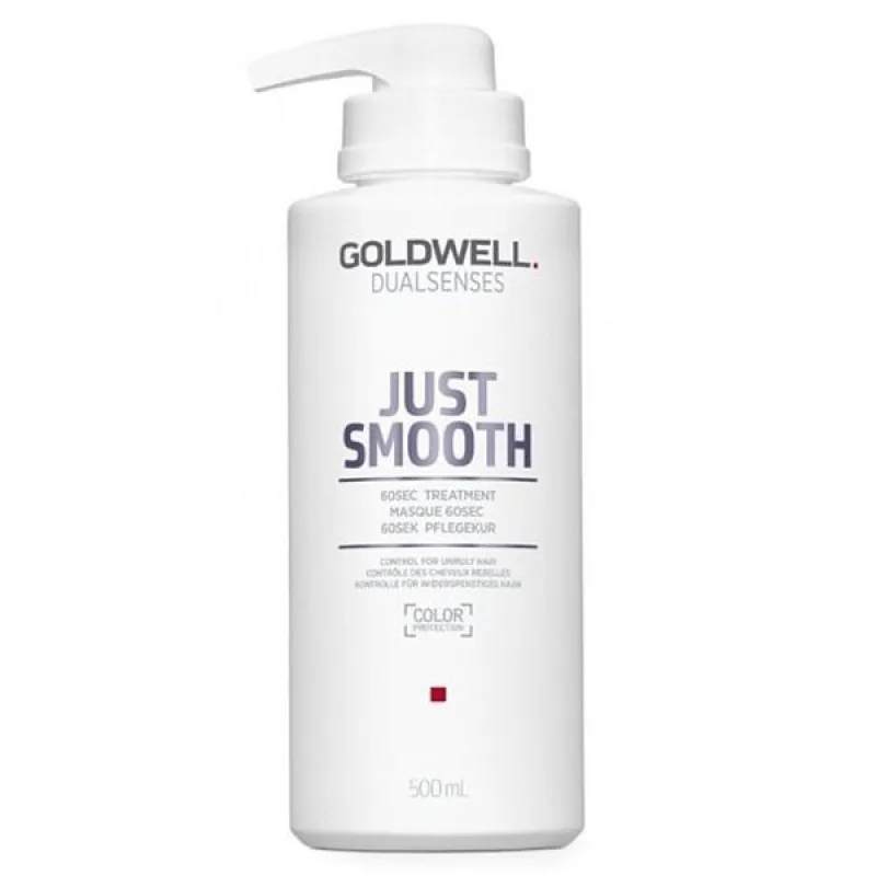 GOLDWELL Dualsenses Just Smooth 60sec Treatment 500ml - uhladzujúci maska pre krepaté vlasy