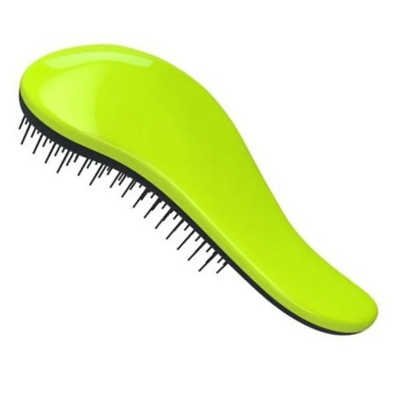 DTANGLER Profesionálna kefa na rozčesávanie vlasov s rukoväťou - čierno zelená