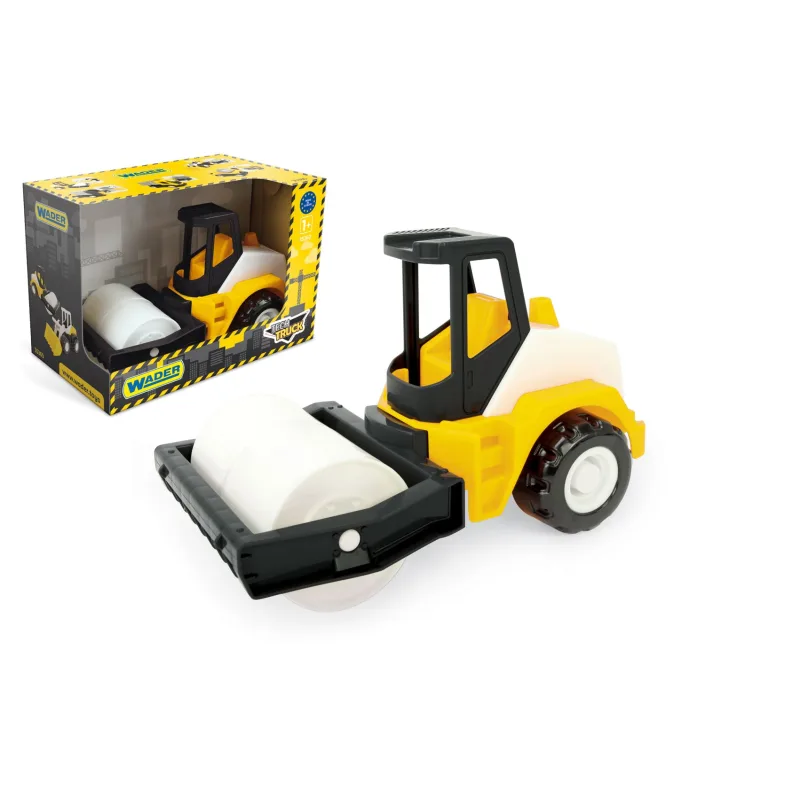 WADER Auto stavebný valec Tech truck plast 23cm v krabici 26x18x14,5cm Wader 12m+