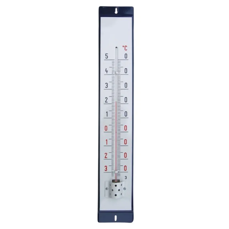 Venkovní teploměr smaltovaný, Modrobílý 860 x 140 mm