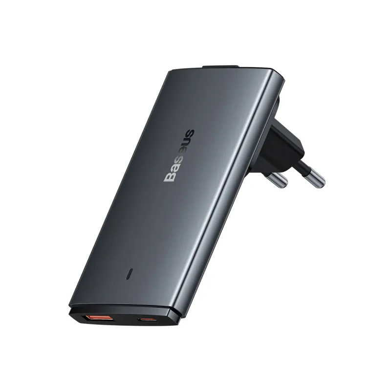 NONAME Baseus Nabíječka do sítě GaN5 Pro Ultra Slim USB-C/USB-A 65 W šedá 6932172618353
