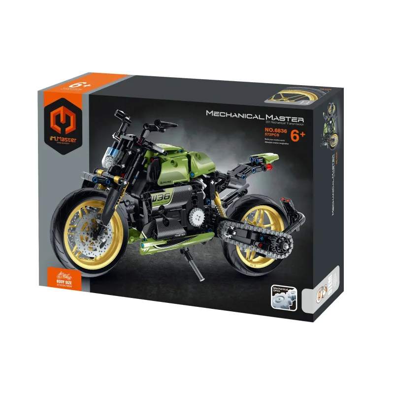 iM.Master Stavebnica iM.MASTER motorka plast 572 dielikov v krabici 31x23x7cm