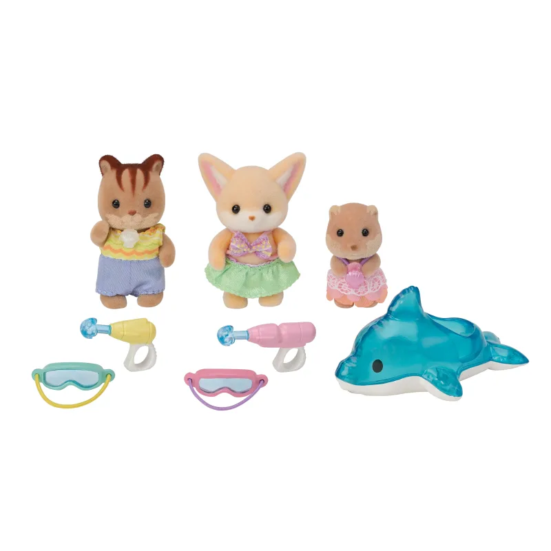 Sylvanian Families 5749 Zábava pri bazéne Baby Trio