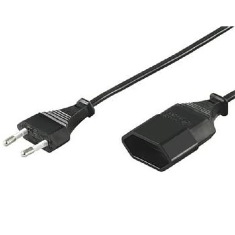 PremiumCord Kabel síťový prodlužovací dvojvidlice 230V 2m kpsm2