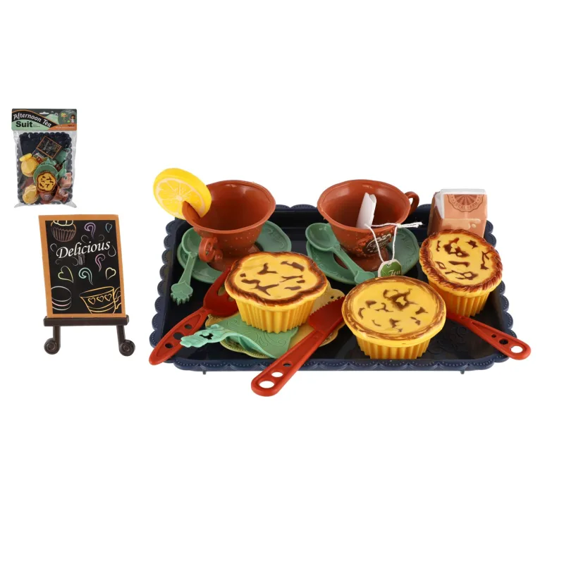 Teddies Sada riadu a potravín s podnosom plast v sáčku 22x30cm