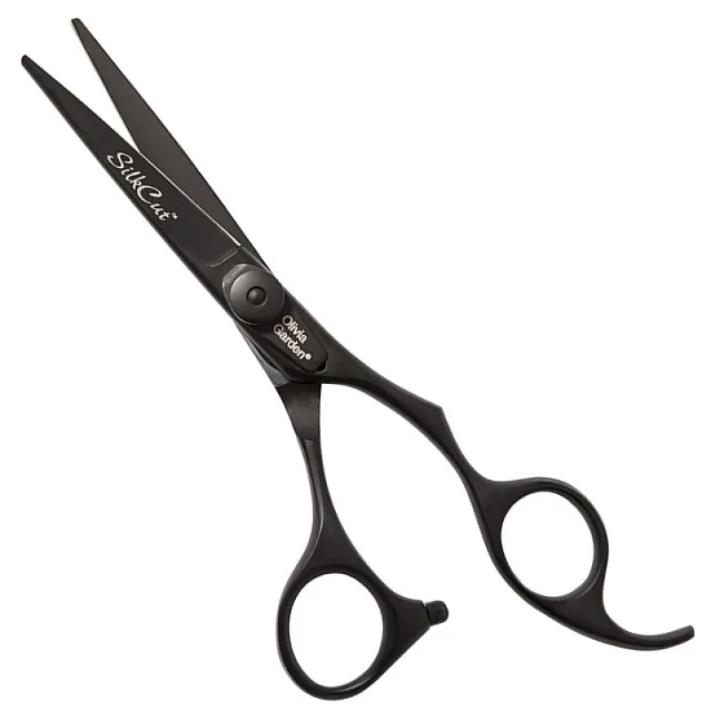 OLIVIA GARDEN SilkCut Shear Matt Black Edition 5-75B - profi kadernícke nožnice