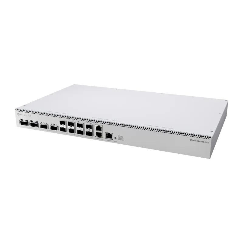 MikroTik CRS812-8DS-2DQ-2DDQ-RM, Cloud Router Switch CRS812-8DS-2DQ-2DDQ-RM