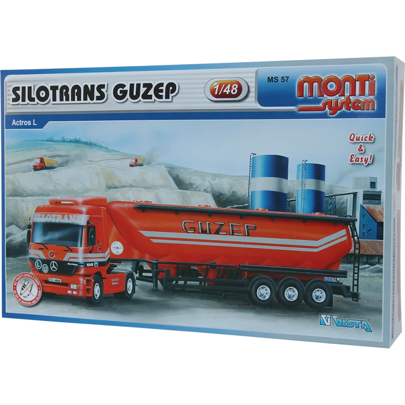 Monti System 57 Mercedes Actros Silotrans Guzep 1:48