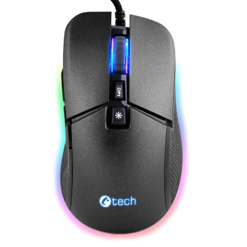 C-TECH Dawn/Herní/Optická/Pro praváky/6 400 DPI/Drátová USB/Černá GM-24L