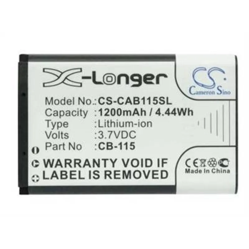 NONAME Baterie pro Caterpillar CAT B100 1200mAh, Li-ion CS-CAB115SL