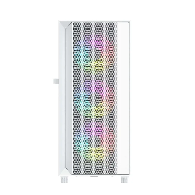 Gembird Fornax 4000 ARGB/Midi Tower/Transpar./Bílá CCC-FC-4000W