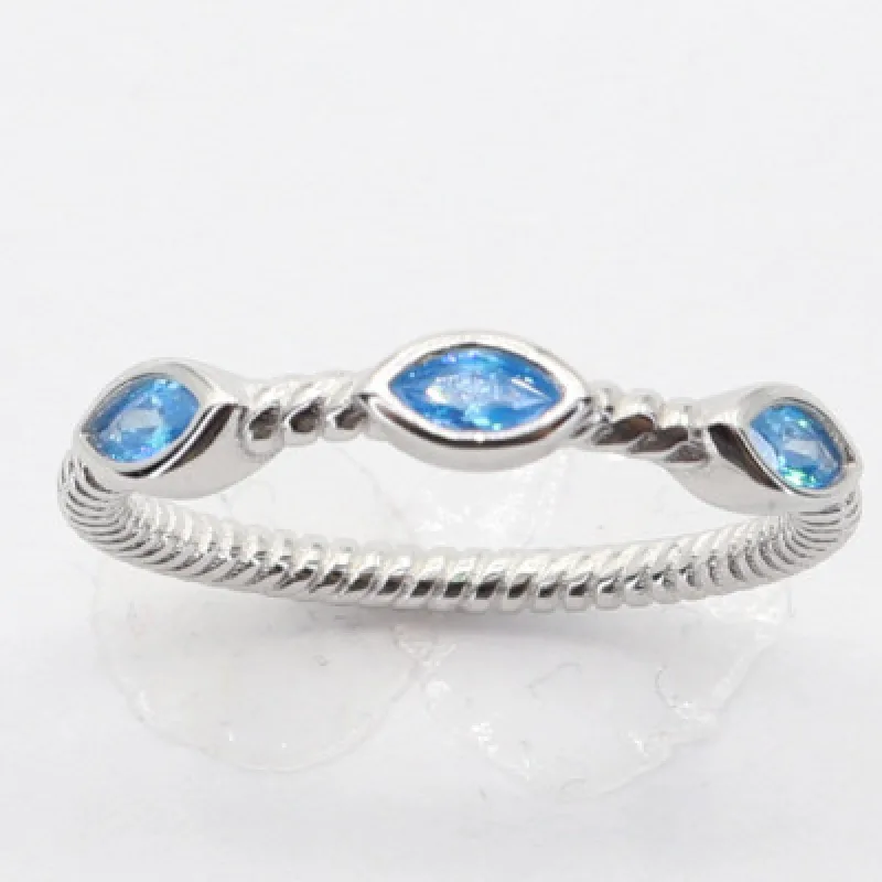 Strieborný prsteň s kameňom KA R3342, 48