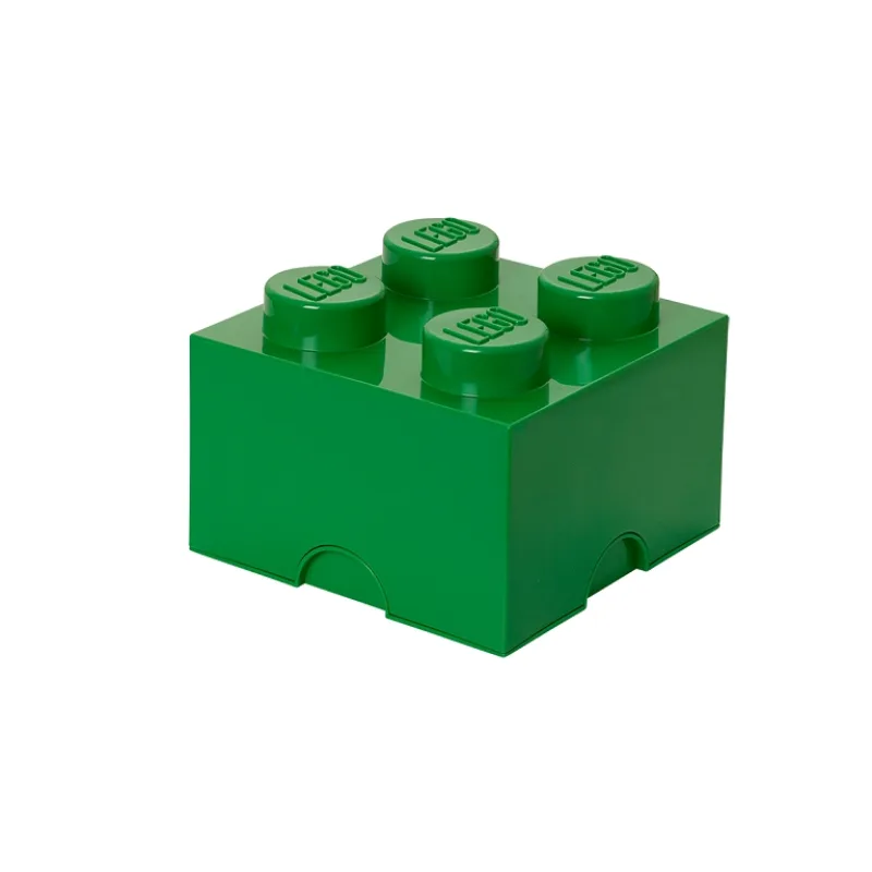 Smartlife LEGO úložný box 4 - tmavě zelená